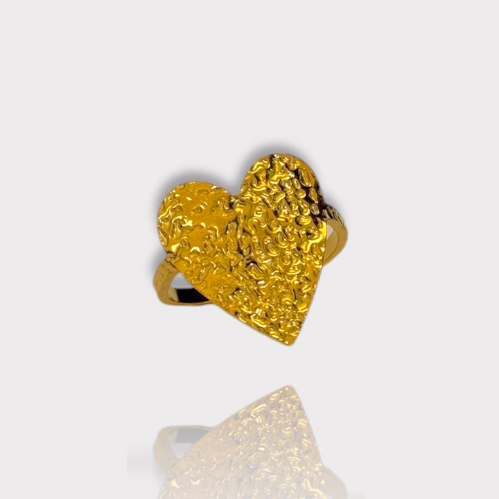 Bague Cœur Brut