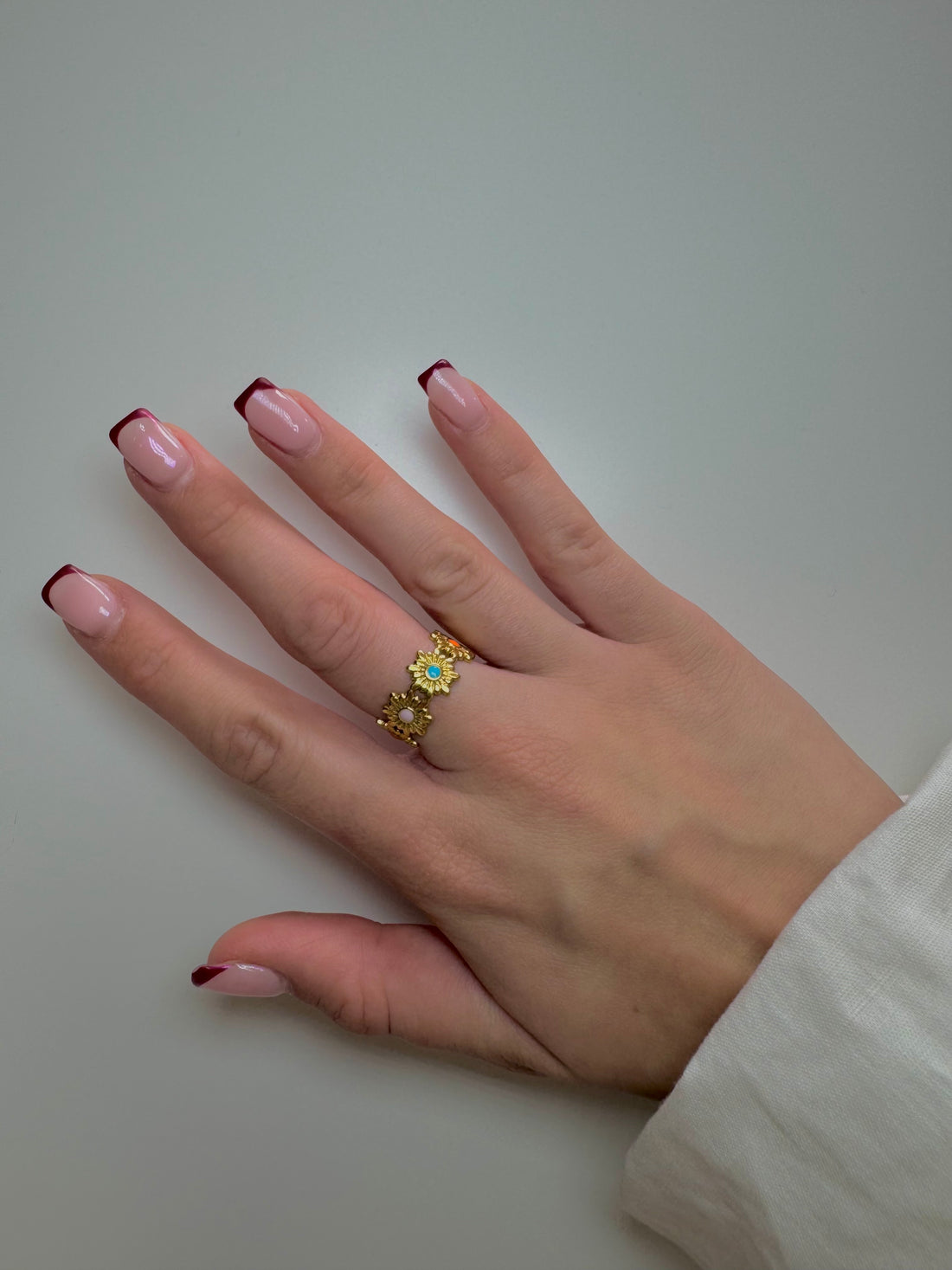 Bague Fleur d'Or Eclatante