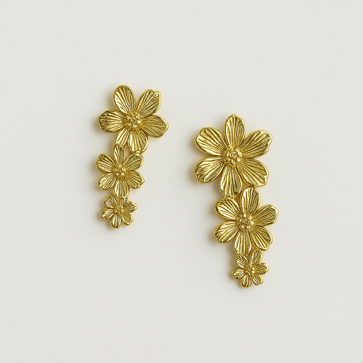 Boucles D’oreilles Hibiscus