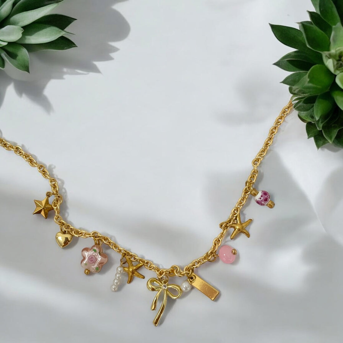 Collier Charms Girly