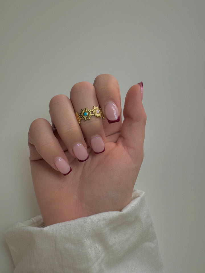 Bague Fleur d'Or Eclatante