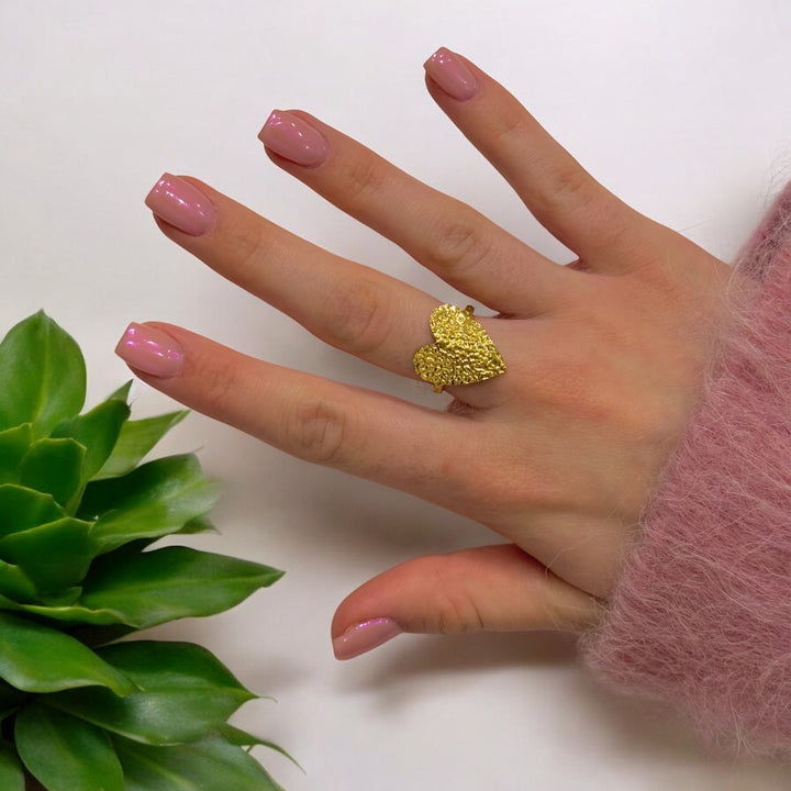 Bague Cœur Brut
