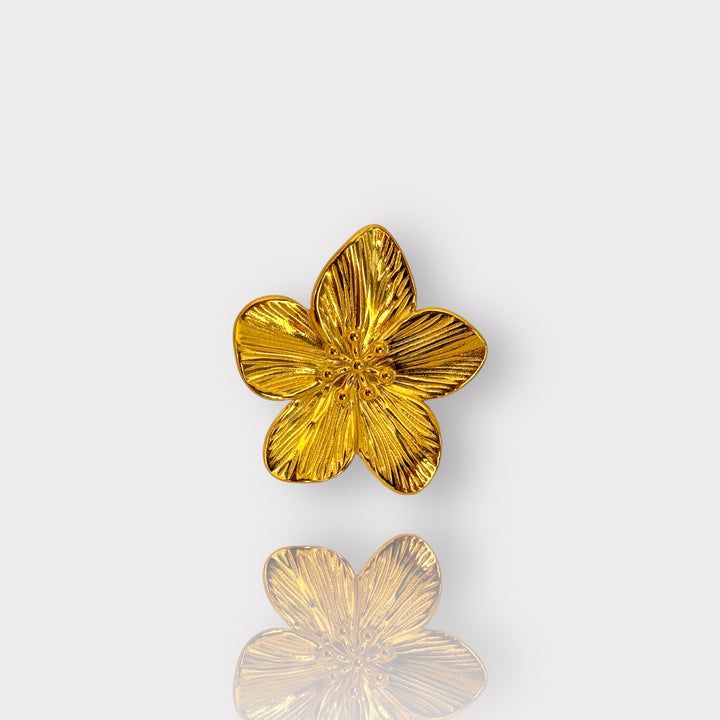 Bague Hibiscus D’Or