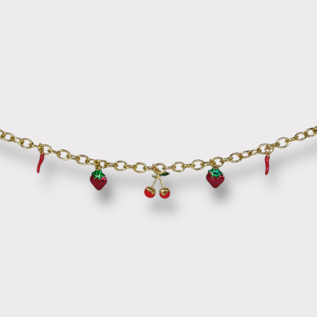 Collier Charms Red Crush