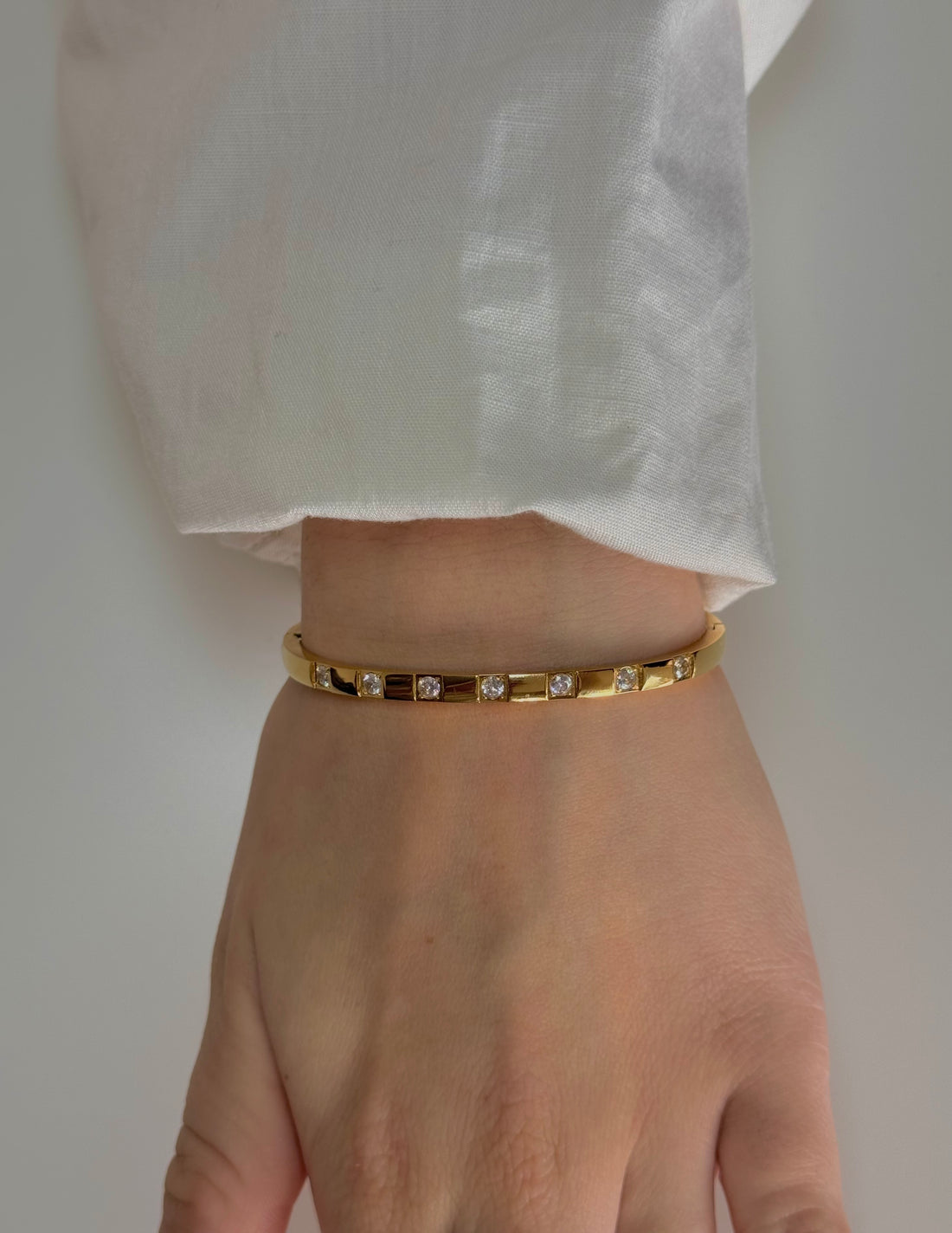 Bracelet Jonc Lustre Doré