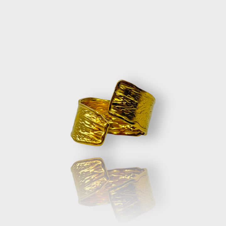 Bague Écorce Dorée