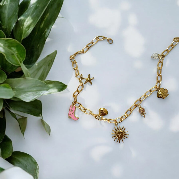 Collier Charms Azur