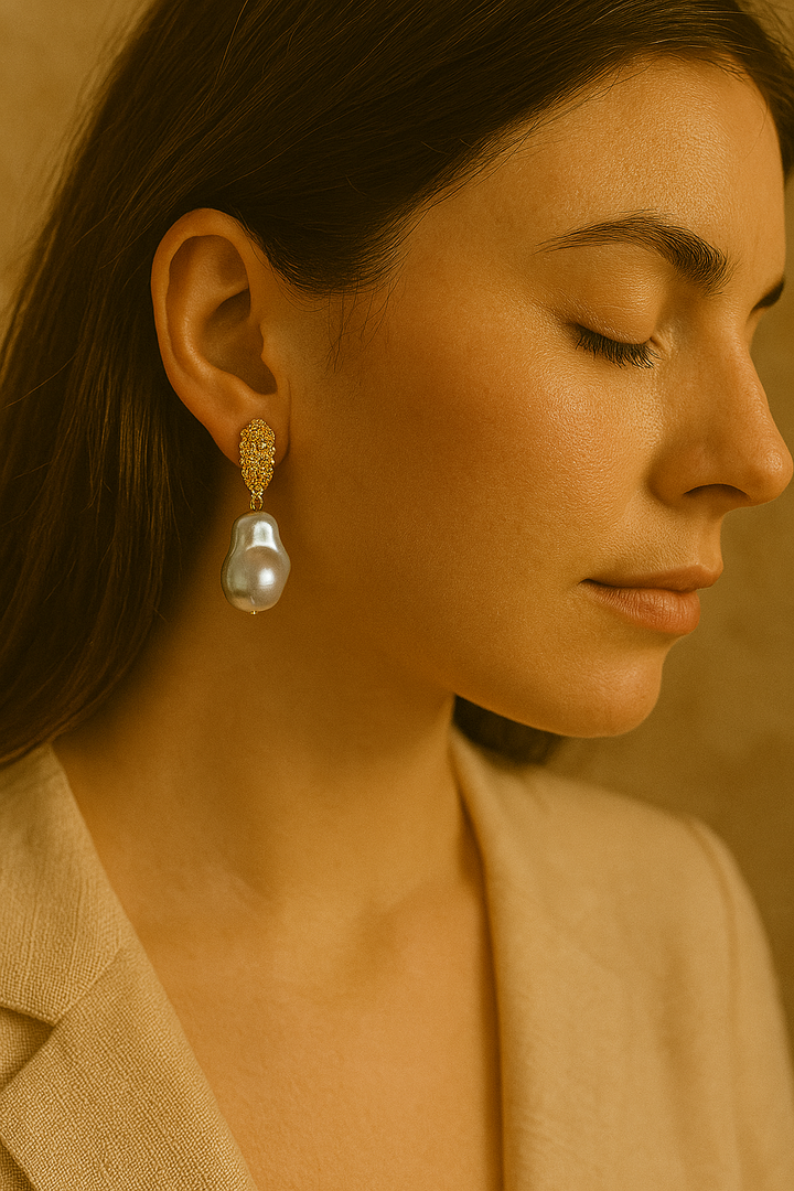 Boucles D’oreilles Charme Nacré