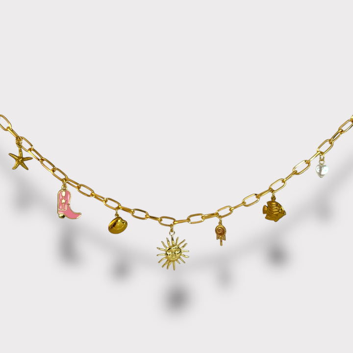 Collier Charms Azur