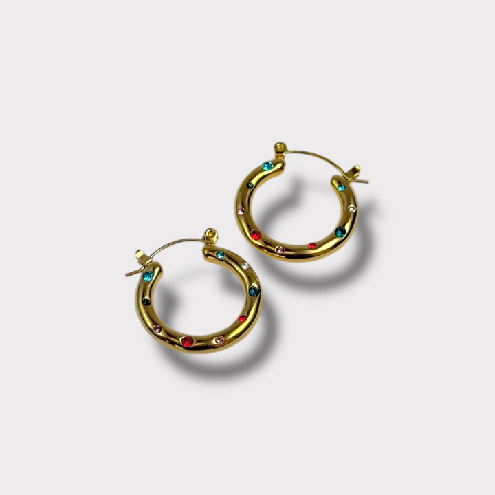 Boucles D’oreilles Éclat Coloré