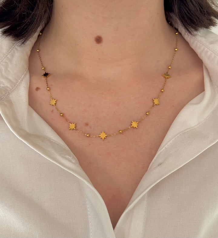 Collier Étoiles D’Or