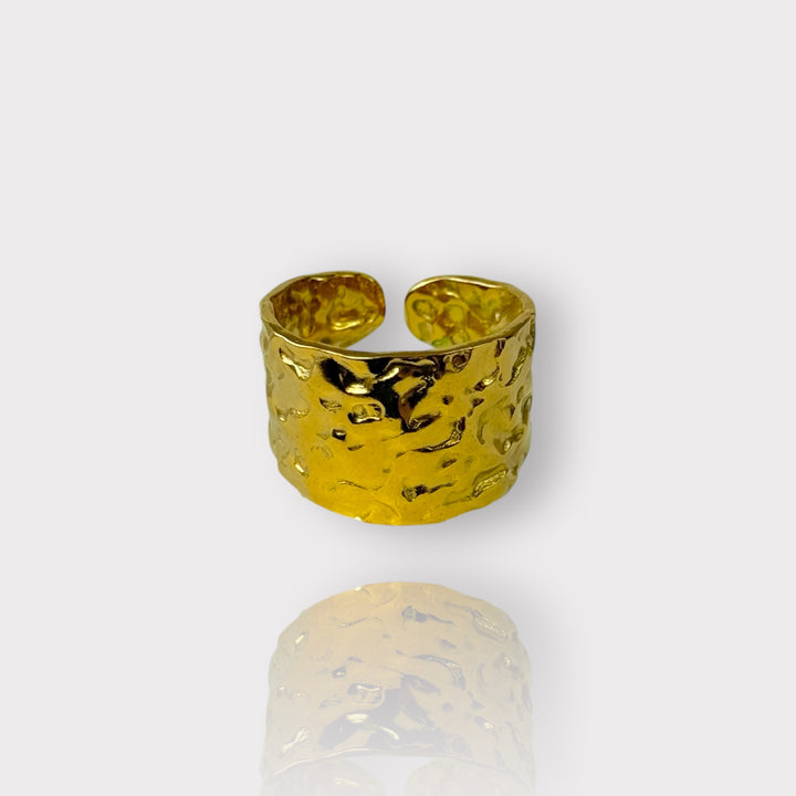 Bague Martelee